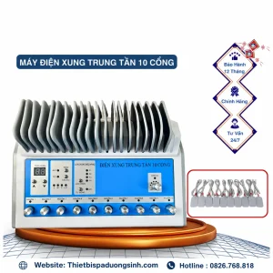 Máy Điện Trung Tần 10 Công Kèm Chỉnh Nhiệt – 10 Kênh Độc Lập