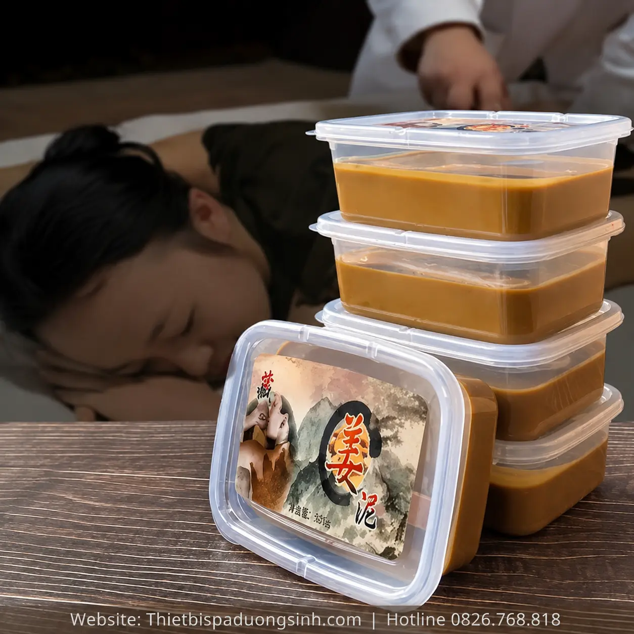1 Bùn Gừng Dưỡng Sinh Giảm Béo Đắp Bùn Giảm Đau Nhức Xương Khớp Hộp 1kg
