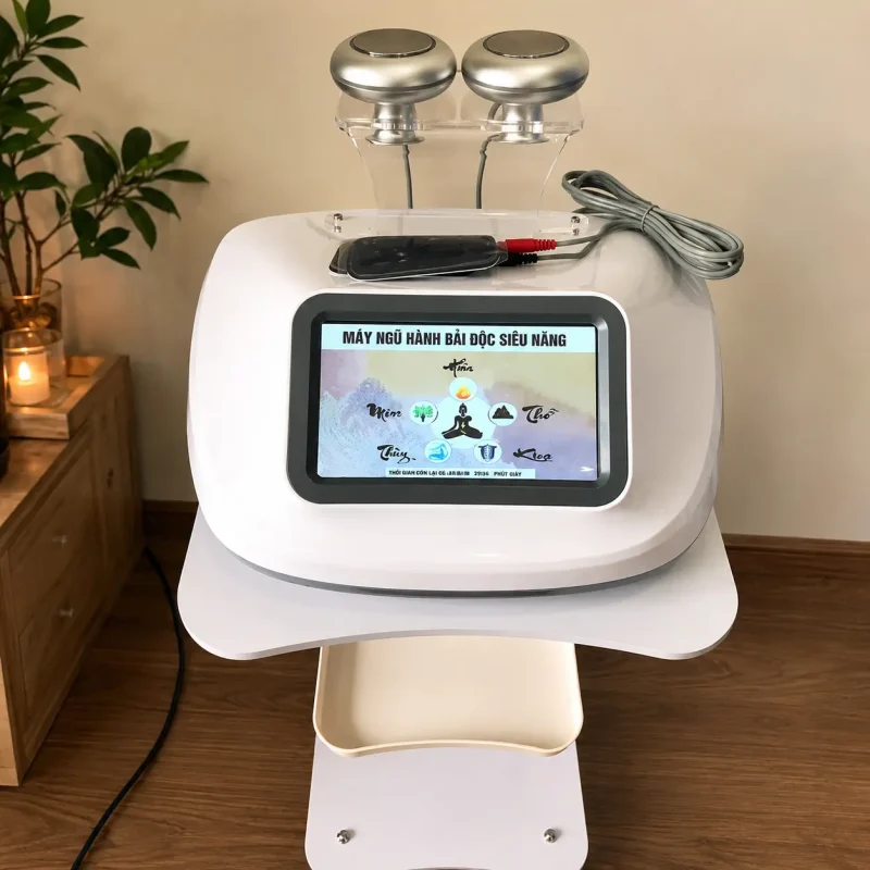 Máy Ngũ Hành Tam Thông Kèm 2 Miếng Dán Điện Cực – Thiết Bị Hỗ Trợ Massage Dưỡng Sinh Chuyên Sâu