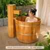 Bồn Tắm Đứng Bằng Gỗ – Bồn Tắm Gỗ Cao Cấp Cho Spa, Gia Đình