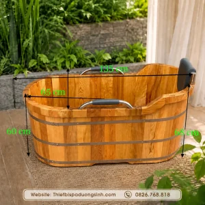 Bồn Bằng Gỗ Pơ Mu – Bồn Tắm Gỗ Pơ Mu Cao Cấp, Sang Trọng Và Bền Đẹp
