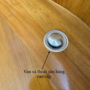 Bồn Tắm Gỗ Pơ Mu Dáng Miệng Cong Bo Viền
