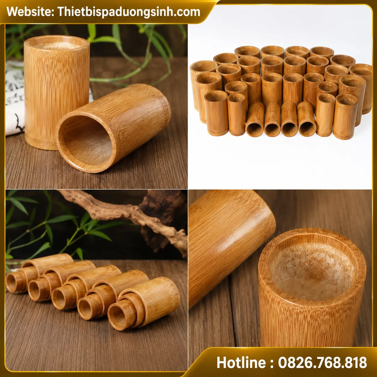 10 GIÁC HƠI TRÚC SIÊU BỀN ĐẸP – ỐNG GIÁC HƠI BẰNG TRÚC ĐỦ KÍCH CỠ – TẶNG KÈM DỤNG CỤ GIÁC