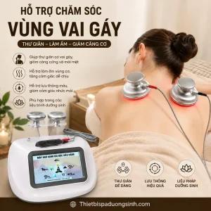 Máy Ngũ Hành Tam Thông Kèm 2 Miếng Dán Điện Cực – Thiết Bị Hỗ Trợ Massage Dưỡng Sinh Chuyên Sâu