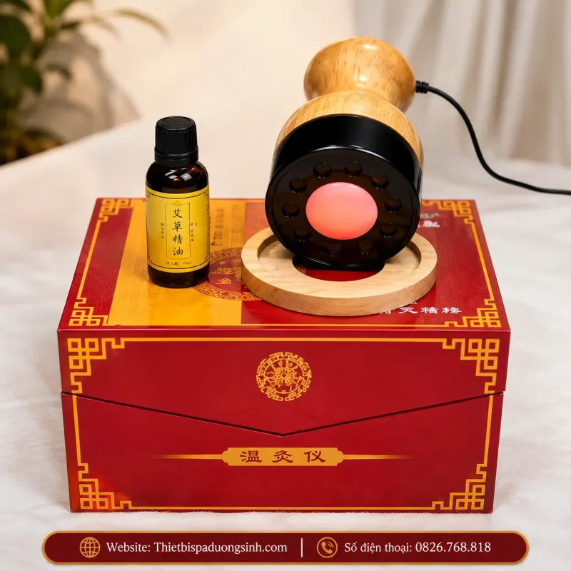 Cốc Hồng Quang Thần Cứu – Cốc Nhiệt Hồng Quang, Máy Đả Thông Kinh Lạc Dùng Trong Spa Đông Y