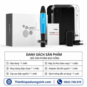 Máy Phi Kim Dr.pen A1-W Tích Điện – Cấy Trắng, Cấy Tảo, Cấy Phấn, Chăm Sóc Da Chuyên Nghiệp