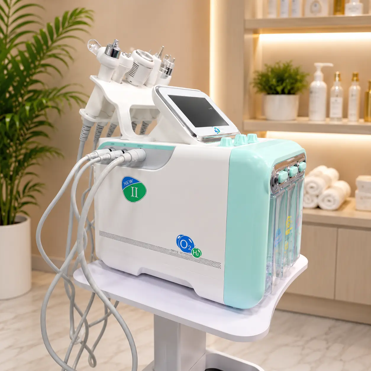 12 Máy chăm sóc da cao cấp 6in1 H2O2