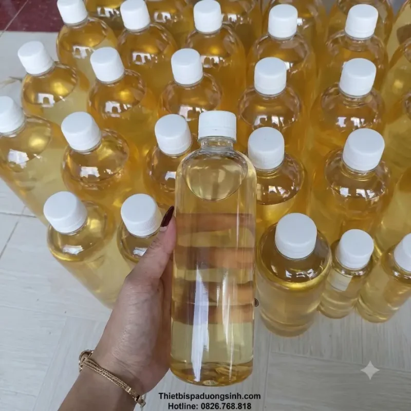 TINH DẦU DỪA NGUYÊN CHẤT 100% CHAI 1000ML – DƯỠNG DA, CHĂM SÓC TÓC & MASSAGE