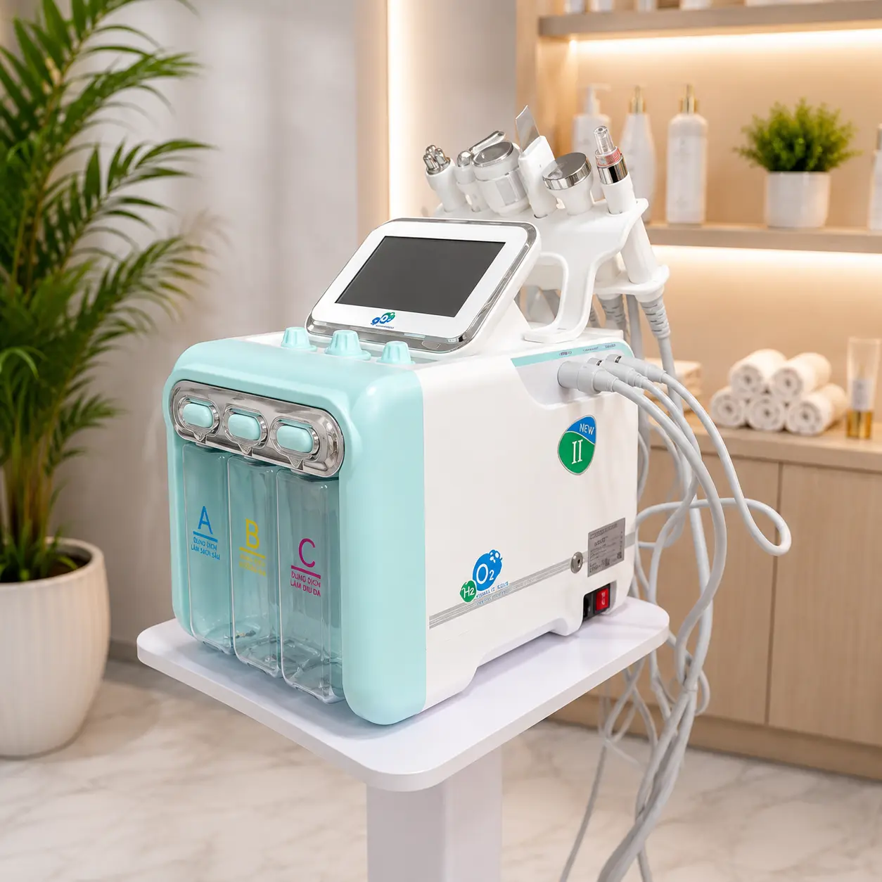 13 Máy chăm sóc da cao cấp 6in1 H2O2
