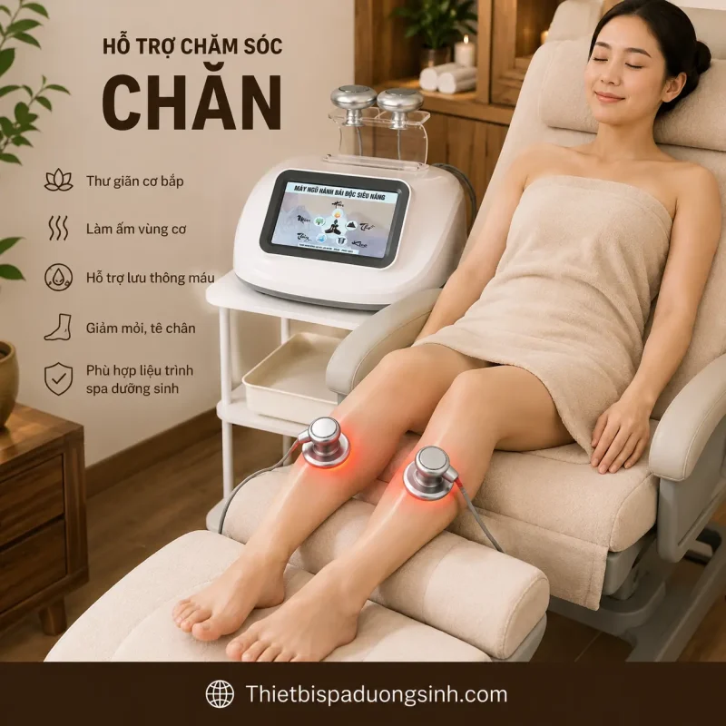 Máy Ngũ Hành Tam Thông Kèm 2 Miếng Dán Điện Cực – Thiết Bị Hỗ Trợ Massage Dưỡng Sinh Chuyên Sâu