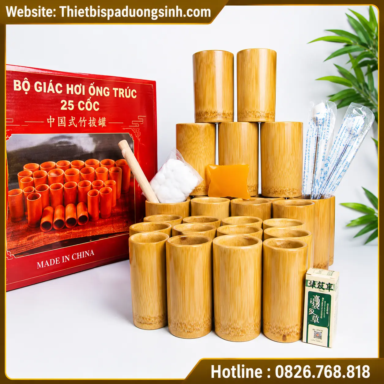 16 GIÁC HƠI TRÚC SIÊU BỀN ĐẸP – ỐNG GIÁC HƠI BẰNG TRÚC ĐỦ KÍCH CỠ – TẶNG KÈM DỤNG CỤ GIÁC