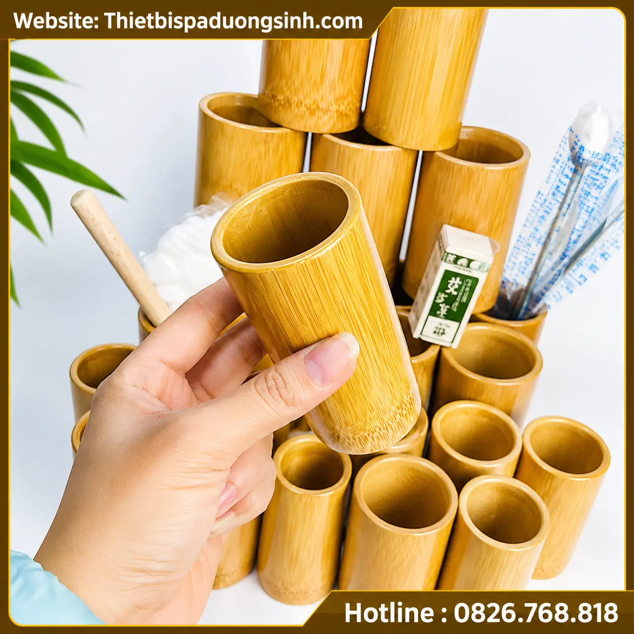 17 GIÁC HƠI TRÚC SIÊU BỀN ĐẸP – ỐNG GIÁC HƠI BẰNG TRÚC ĐỦ KÍCH CỠ – TẶNG KÈM DỤNG CỤ GIÁC