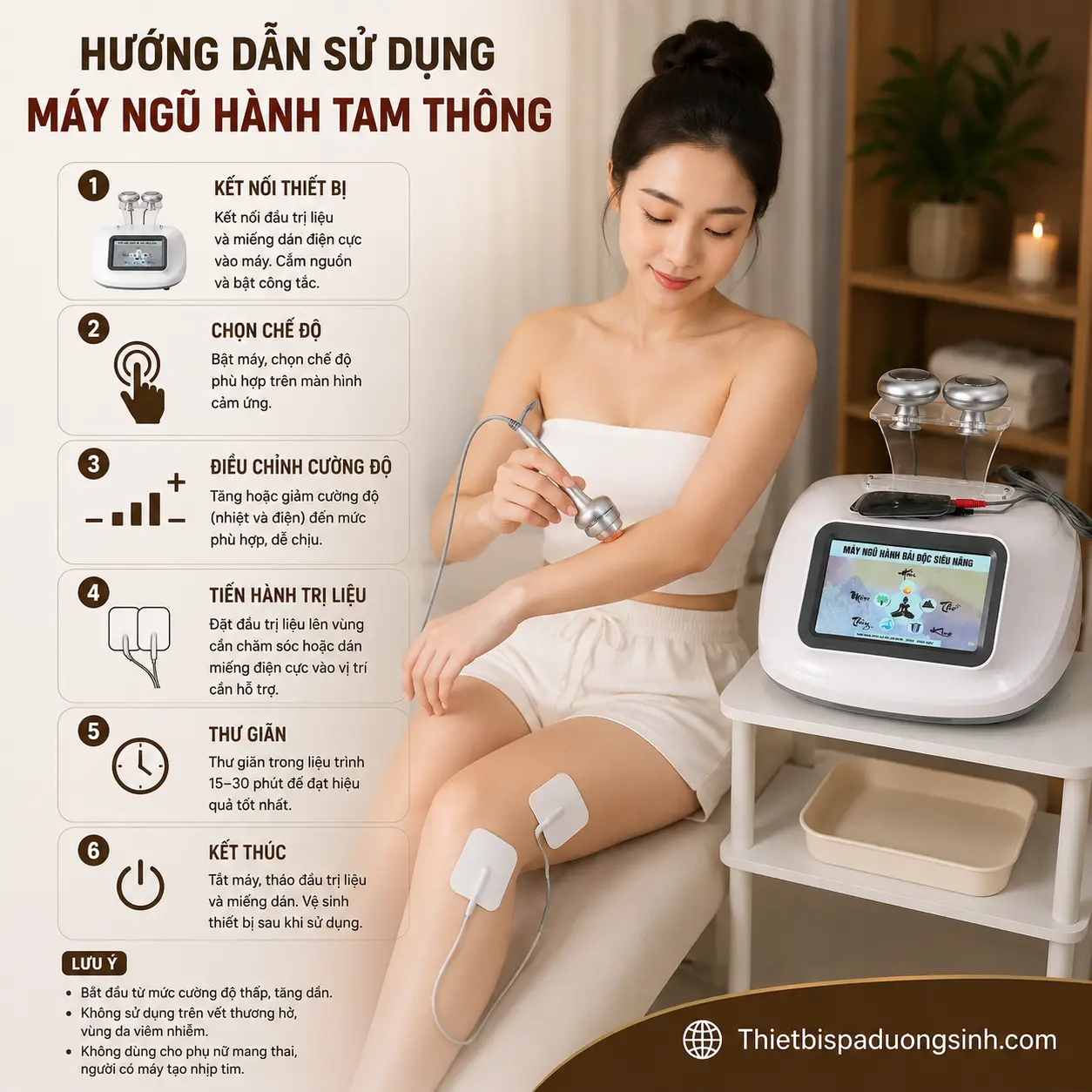 17 Máy Ngũ Hành Tam Thông Kèm 2 Miếng Dán Điện Cực – Thiết Bị Hỗ Trợ Massage Dưỡng Sinh Chuyên Sâu