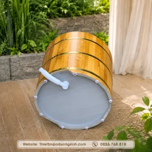 Bồn Tắm Đứng Bằng Gỗ – Bồn Tắm Gỗ Cao Cấp Cho Spa, Gia Đình