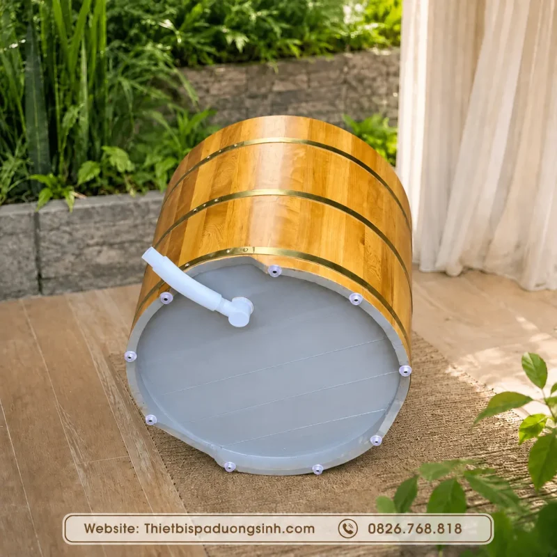 Bồn Tắm Đứng Bằng Gỗ – Bồn Tắm Gỗ Cao Cấp Cho Spa, Gia Đình