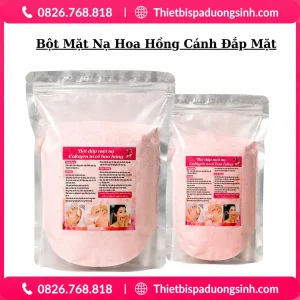 Bột Dẻo Mặt Nạ Hoa Hồng Collagen Cánh Hoa Hồng 1000g – Mặt Nạ Đắp Mặt Dưỡng Da Mềm Mịn Cho Spa