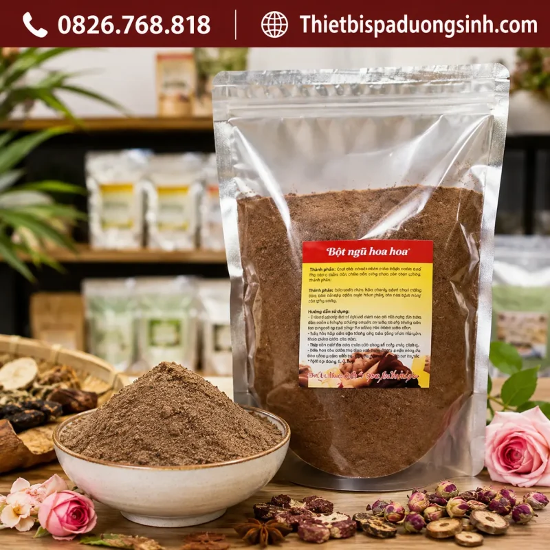 Bột Mặt Nạ Ngũ Hoa Hạt Nhỏ - Hạt To Đắp Mặt 1000G – Chăm Sóc Da, Làm Sạch & Hỗ Trợ Da Mụn
