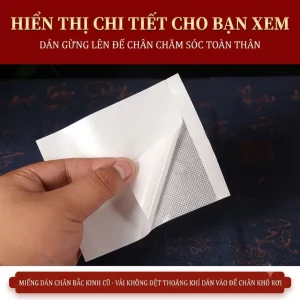 Cao Dán Thải Độc Chân 1 Hộp 50 Miếng – Hỗ Trợ Thư Giãn, Chăm Sóc Bàn Chân Mỗi Ngày