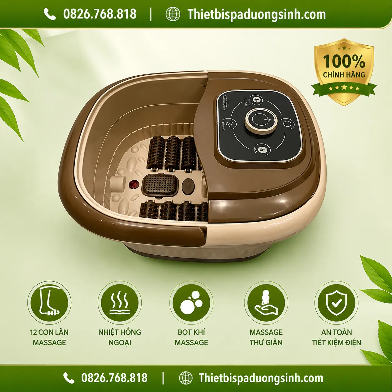 3 Máy Ngâm Chân Massage Cao Cấp – Bồn Ngâm Chân Tự Làm Nóng Nước, Sục Khí, Massage Thư Giãn