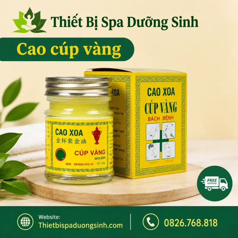 Cao Cúp Vàng Cao Bôi Diện Chẩn Chuyên Dùng Thiết Bị Diện Chẩn 40g – Sơn Hà