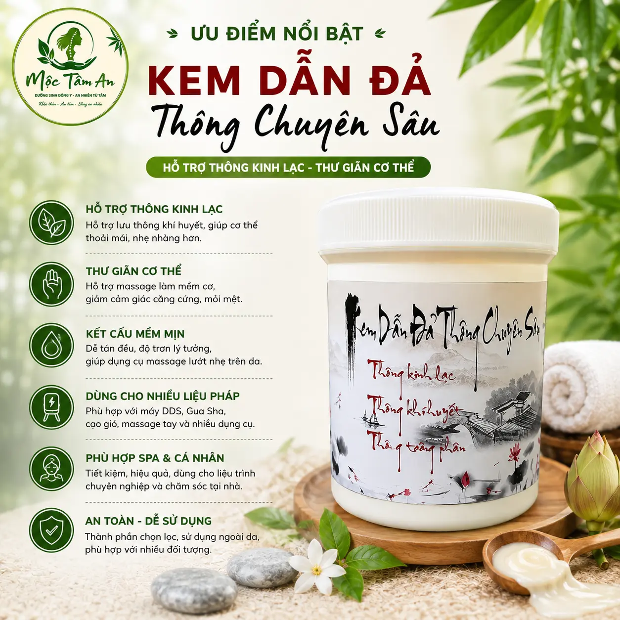 3 Kem Dẫn Đả Thông Chuyên Sâu – Hỗ Trợ Thông Kinh Lạc
