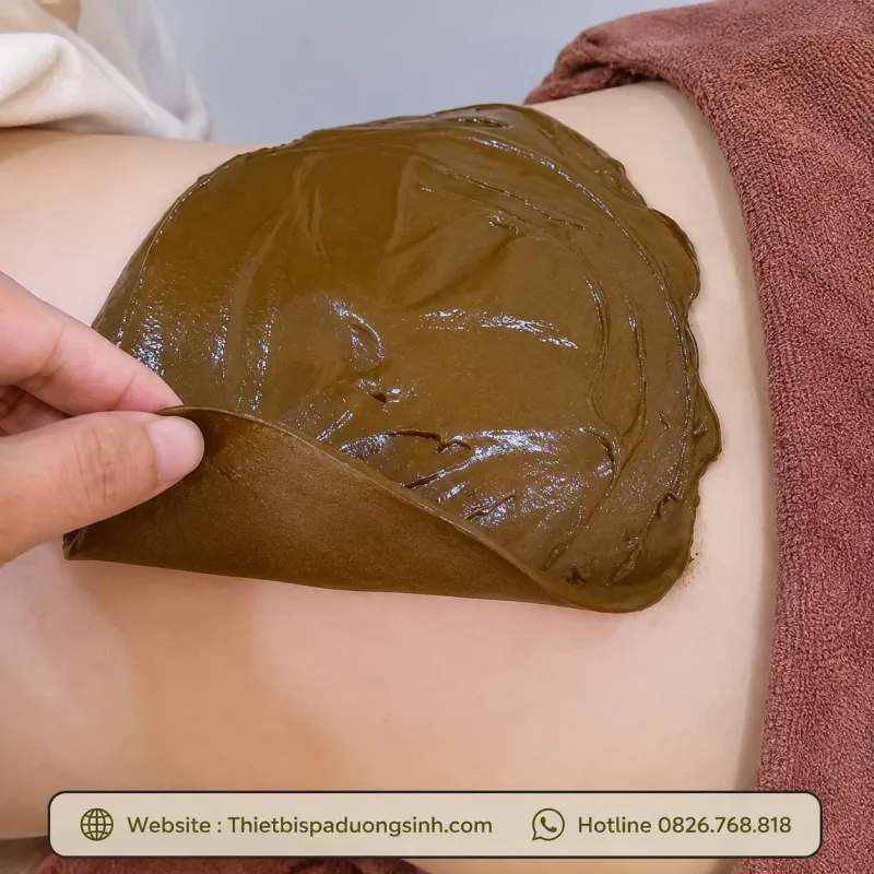 Bùn Gừng Dưỡng Sinh Giảm Béo Đắp Bùn Giảm Đau Nhức Xương Khớp Hộp 1kg