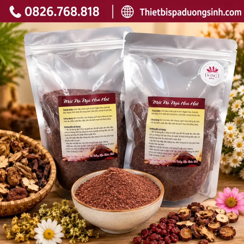Bột Mặt Nạ Ngũ Hoa Hạt Nhỏ - Hạt To Đắp Mặt 1000G – Chăm Sóc Da, Làm Sạch & Hỗ Trợ Da Mụn