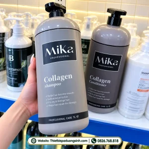 Dầu Gội Collagen MIKA – Phục Hồi Tóc Hư Tổn, Hỗ Trợ Giảm Dầu Bết, Gàu Và Gãy Rụng