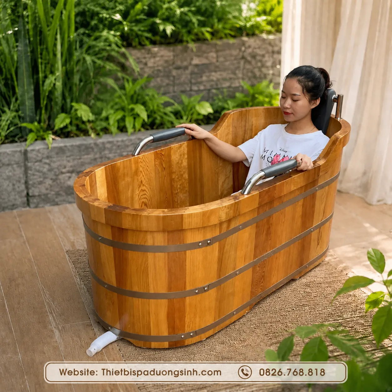 4 Bồn Bằng Gỗ Pơ Mu – Bồn Tắm Gỗ Pơ Mu Cao Cấp, Sang Trọng Và Bền Đẹp