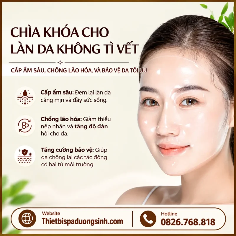 [Combo 100 Miếng] Mặt Nạ Thủy Tinh Collagen Tinh Chất Dưỡng Trắng Căng Bóng
