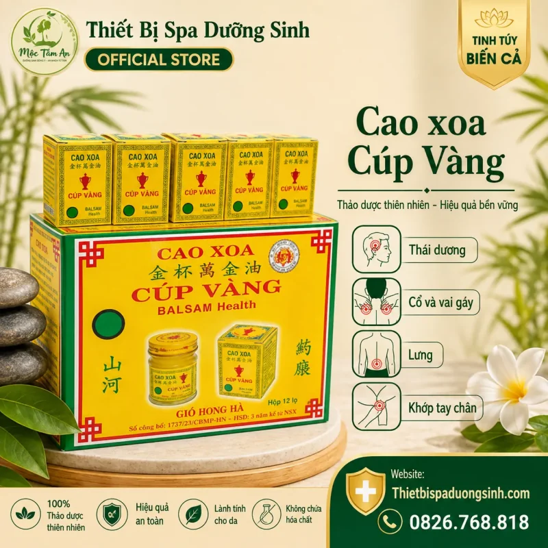 Cao Cúp Vàng Cao Bôi Diện Chẩn Chuyên Dùng Thiết Bị Diện Chẩn 40g – Sơn Hà