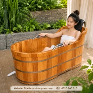 Bồn Bằng Gỗ Pơ Mu – Bồn Tắm Gỗ Pơ Mu Cao Cấp, Sang Trọng Và Bền Đẹp