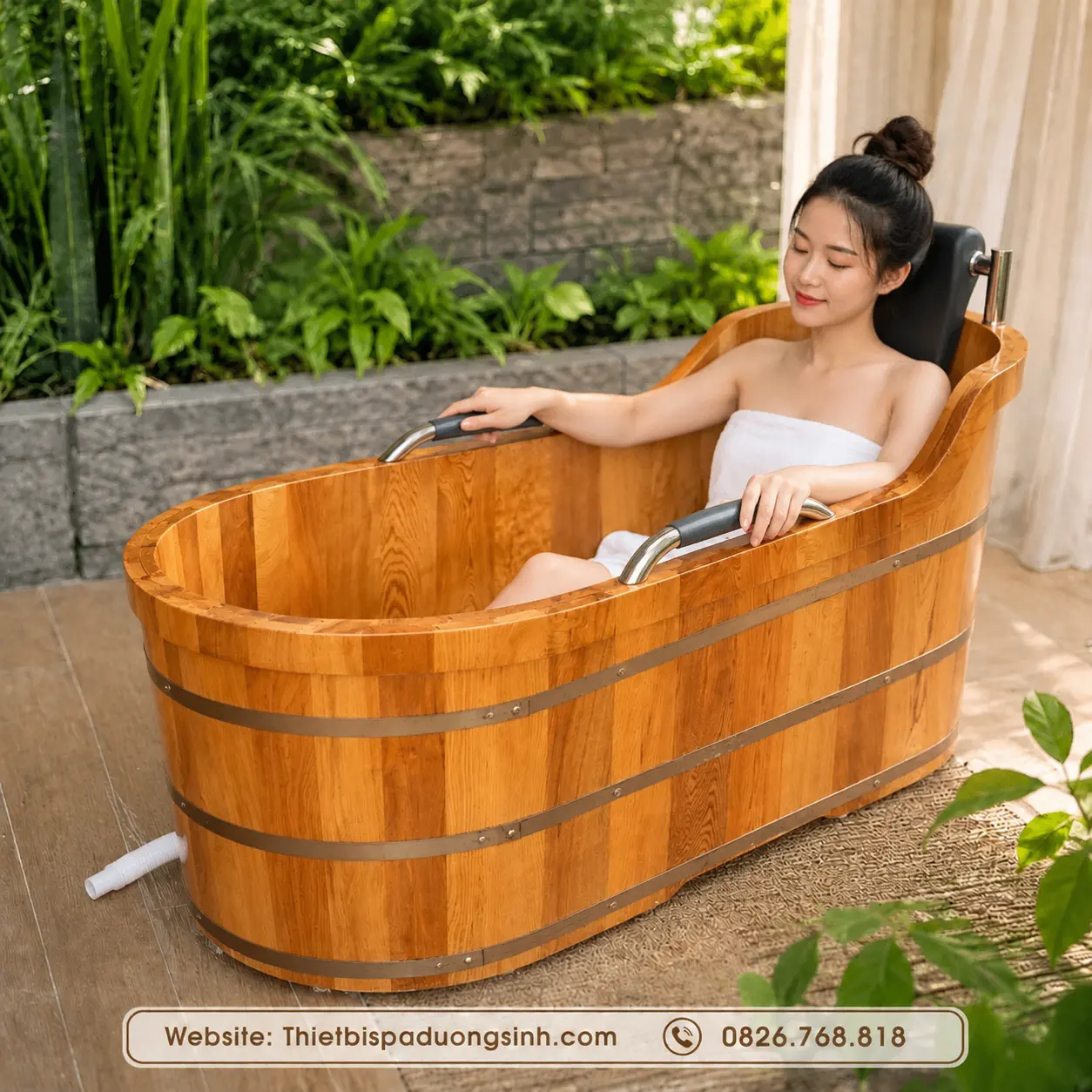 5 Bồn Bằng Gỗ Pơ Mu – Bồn Tắm Gỗ Pơ Mu Cao Cấp, Sang Trọng Và Bền Đẹp
