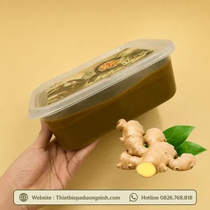 Bùn Gừng Dưỡng Sinh Giảm Béo Đắp Bùn Giảm Đau Nhức Xương Khớp Hộp 1kg