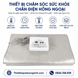 Chăn Điện Giảm Béo Tắm Trắng Xông Hơi 80x180cm – Chăn Xông Hơi Hấp Trắng Cho Spa
