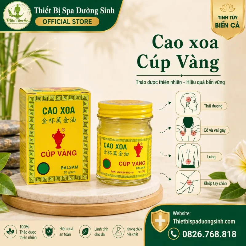 Cao Cúp Vàng Cao Bôi Diện Chẩn Chuyên Dùng Thiết Bị Diện Chẩn 40g – Sơn Hà