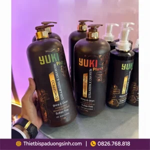 Dầu Gội Xả YUKI Plus Collagen & Keratin 2000ml– Chăm Sóc Tóc Mềm Mượt, Bóng Khỏe