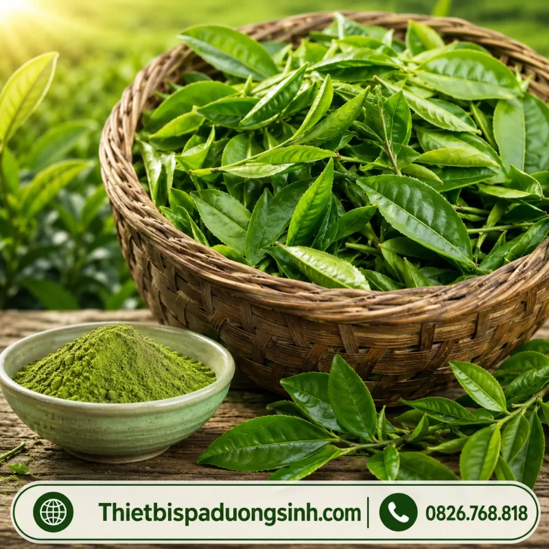Bột Trà Xanh Nguyên Chất 100% Mặt Nạ Trà Xanh Đắp Mặt Bóc Bã Nhờn, Ngừa Mụn, Mờ Thâm 1000G