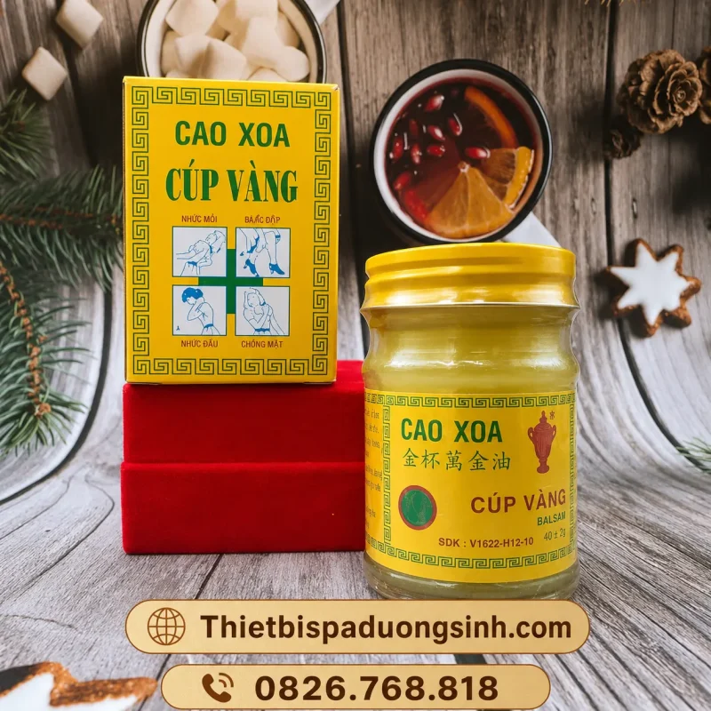 Cao Cúp Vàng Cao Bôi Diện Chẩn Chuyên Dùng Thiết Bị Diện Chẩn 40g – Sơn Hà