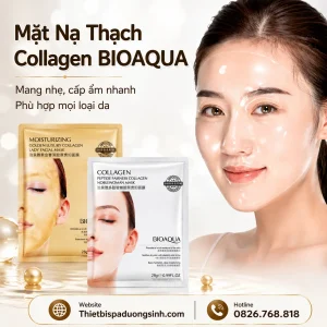 [Combo 100 Miếng] Mặt Nạ Thủy Tinh Collagen Tinh Chất Dưỡng Trắng Căng Bóng