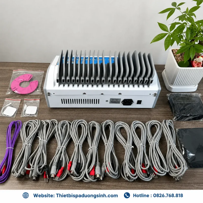 Máy Điện Trung Tần 10 Công Kèm Chỉnh Nhiệt – 10 Kênh Độc Lập