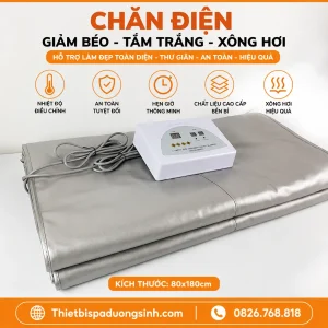 Chăn Điện Giảm Béo Tắm Trắng Xông Hơi 80x180cm – Chăn Xông Hơi Hấp Trắng Cho Spa