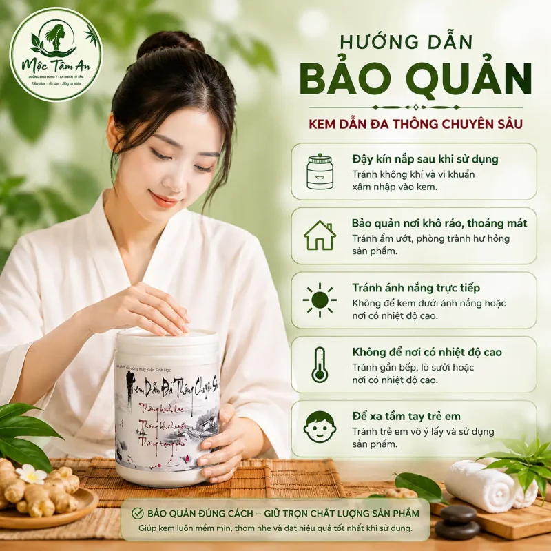Kem Dẫn Đả Thông Chuyên Sâu – Hỗ Trợ Thông Kinh Lạc