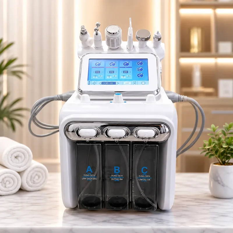 Máy chăm sóc da cao cấp 6in1 H2O2
