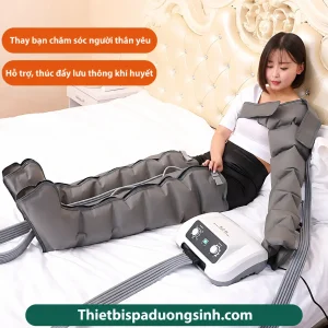 (6 KHOANG ĐỦ BỘ) Máy Nén Ép Suy Giãn Tĩnh Mạch – Máy Nén Ép Trị Liệu, Massage Chân Đa Năng, Nén Khí