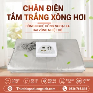 Chăn Điện Giảm Béo Tắm Trắng Xông Hơi 80x180cm – Chăn Xông Hơi Hấp Trắng Cho Spa