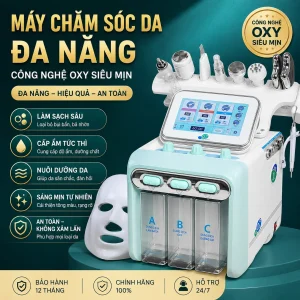Máy Chăm Sóc Da Cao Cấp 10in1 H2O2 – Giải Pháp Chăm Sóc Da Toàn Diện Cho Spa & Thẩm Mỹ Viện
