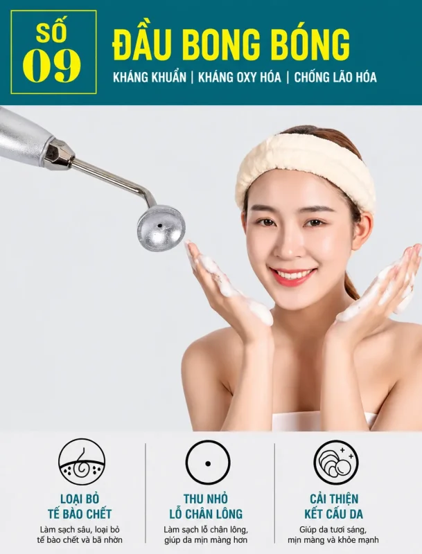 Máy Chăm Sóc Da Cao Cấp 10in1 H2O2 – Giải Pháp Chăm Sóc Da Toàn Diện Cho Spa & Thẩm Mỹ Viện