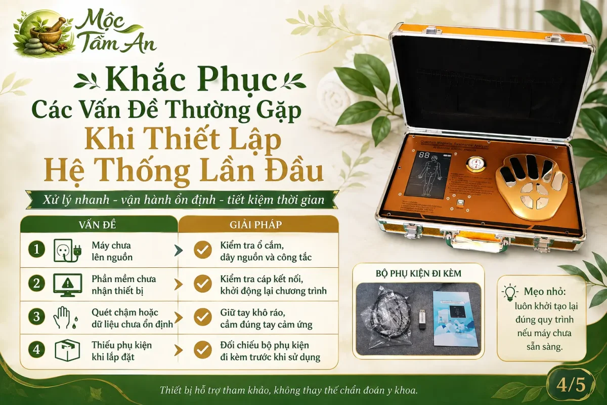Khắc Phục Các Vấn Đề Thường Gặp Khi Thiết Lập Hệ Thống Lần Đầu