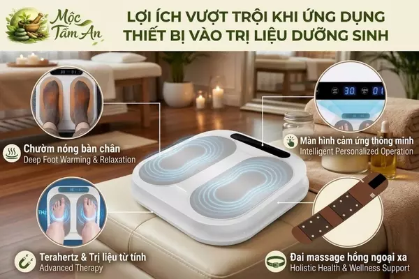 Lợi Ích Vượt Trội Khi Ứng Dụng Thiết Bị Vào Trị Liệu Dưỡng Sinh